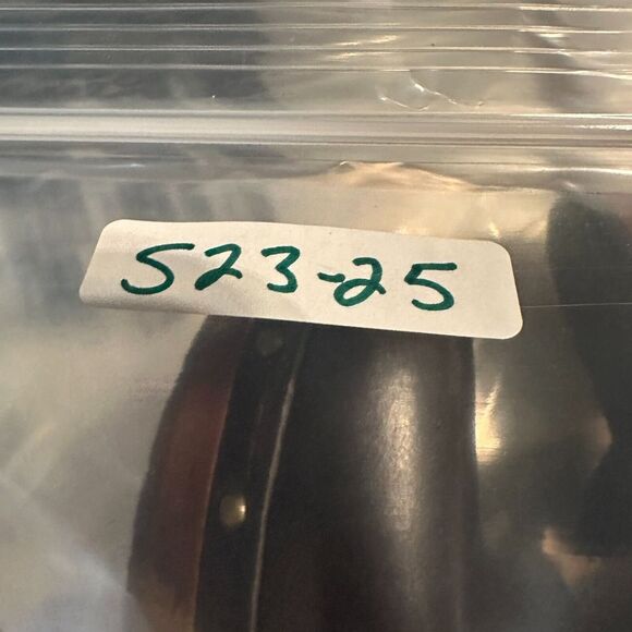 UGG Abbie Black Leather Slip On Heeled Mules Womens 7 Clogs Shoes Chunky Y2K - Picture 10 of 10